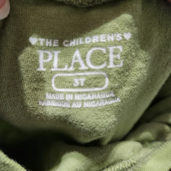 The Children's Place Green Short Sleeve Tee Size 3T Girks Love My Mommy - Picture 3 of 3